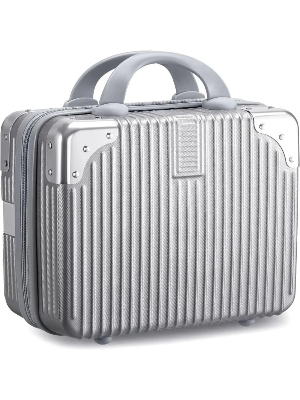 14-Inch Hard Shell Makeup Case - Mini Cosmetic Suitcase for Travel & Storage